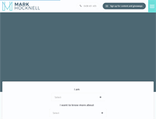 Tablet Screenshot of markhocknell.com